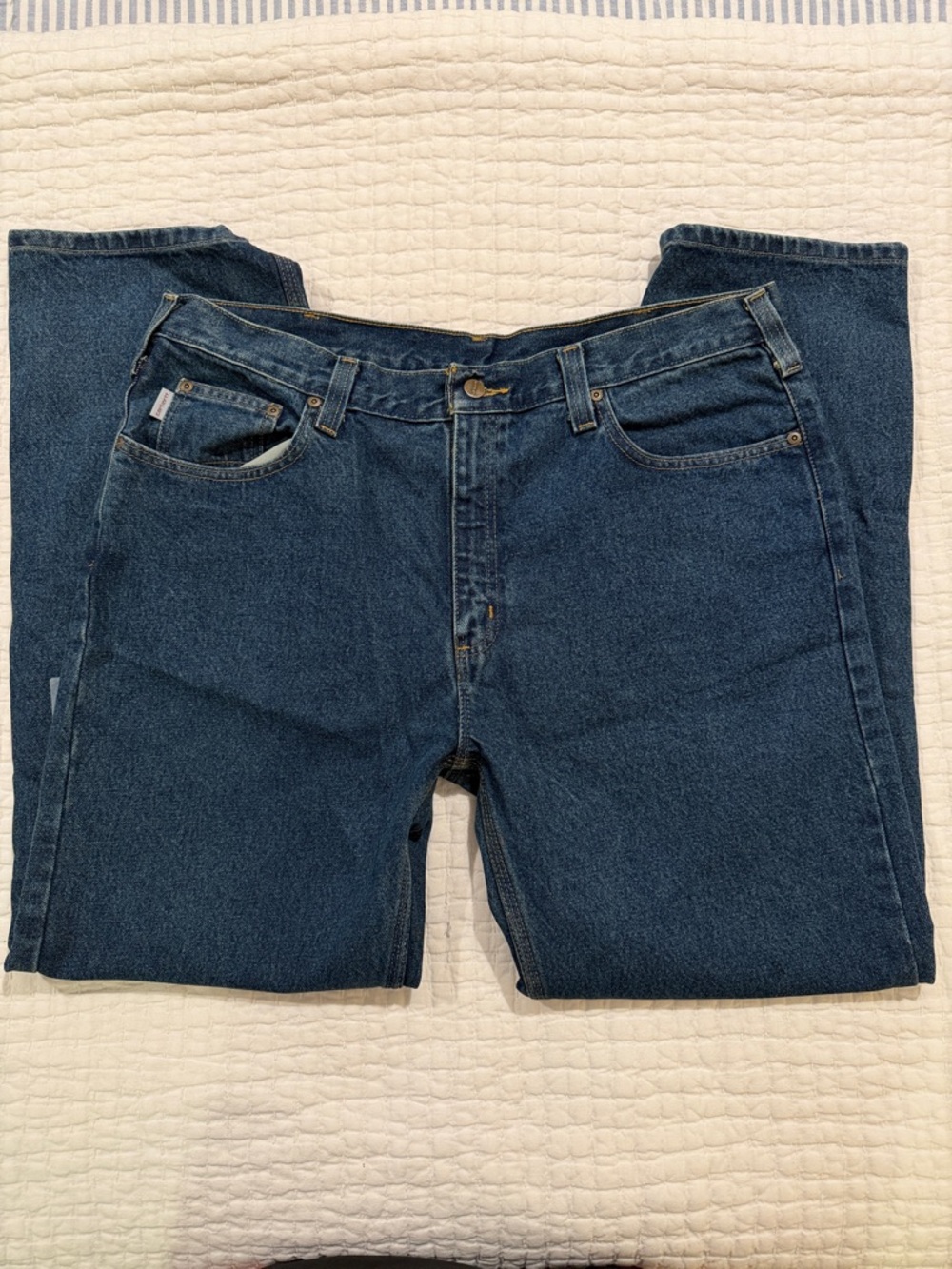 Carhartt Men's Blue Denim Jeans